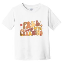 Cute Retro Fall In Love With Learning Toddler T-Shirt