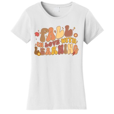 Cute Retro Fall In Love With Learning Women's T-Shirt