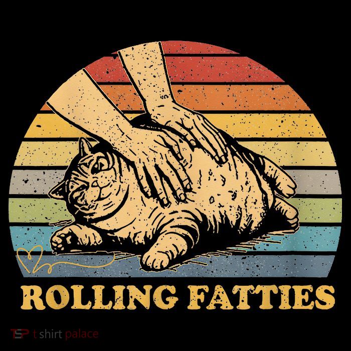 Cat Rolling Fatties  Fun And Quirky Cat Impact Tech Backpack