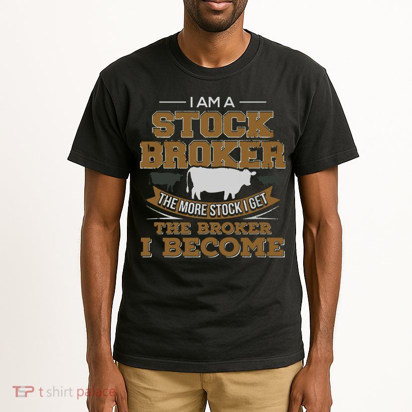 Cattle Rancher Funny Cow Stockbroker Cattleman Farmer Tall T-Shirt