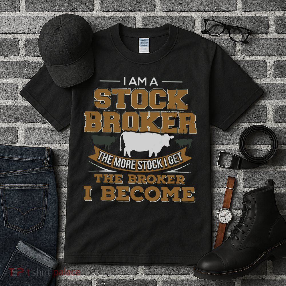 Cattle Rancher Funny Cow Stockbroker Cattleman Farmer Tall T-Shirt
