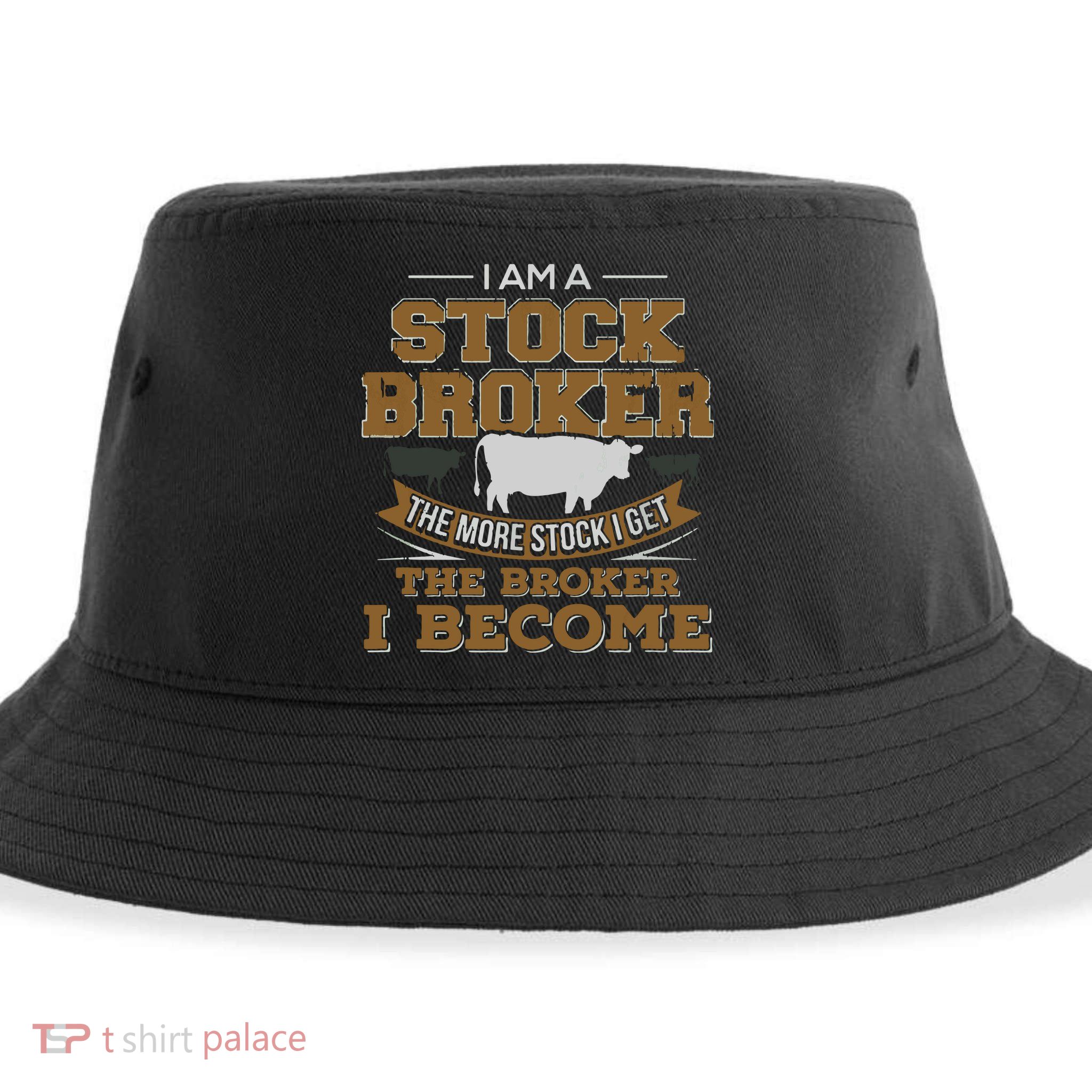 Cattle Rancher Funny Cow Stockbroker Cattleman Farmer Sustainable Bucket Hat