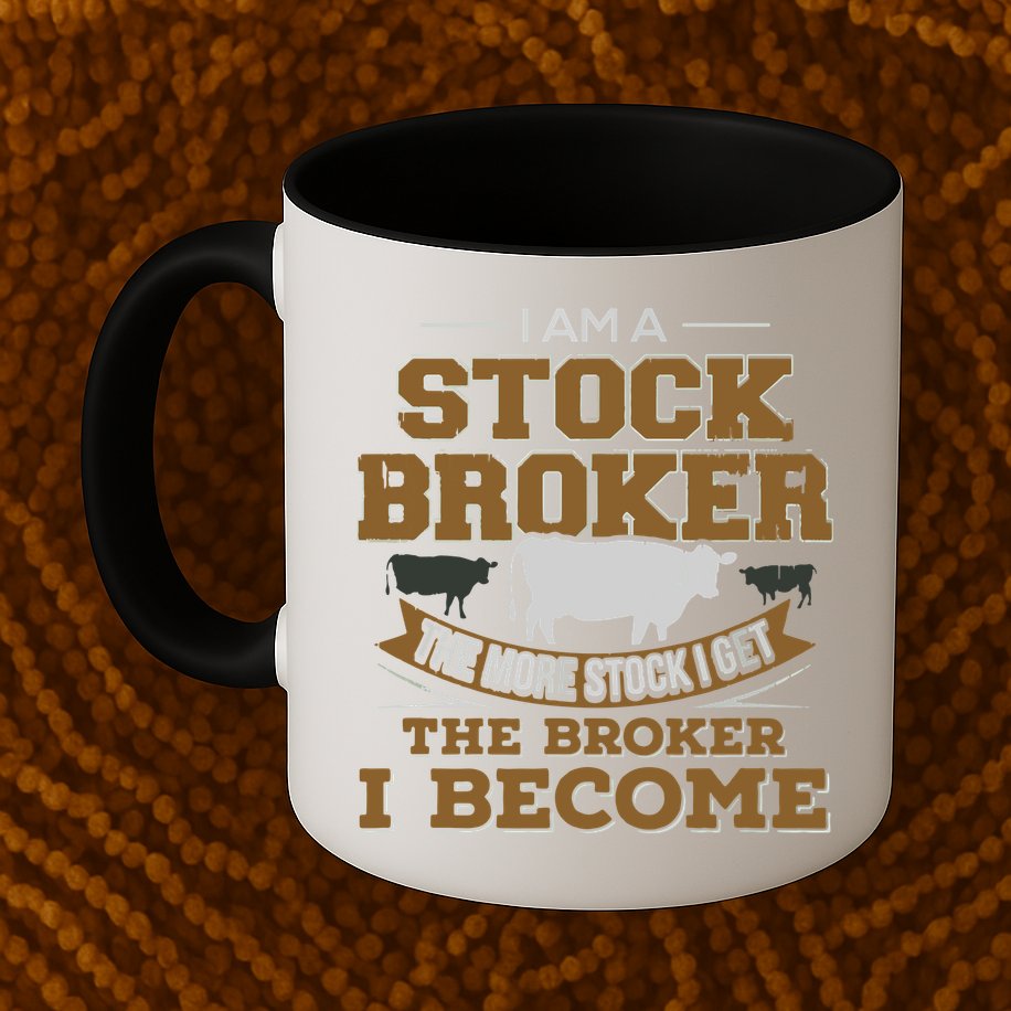 Cattle Rancher Funny Cow Stockbroker Cattleman Farmer Mug