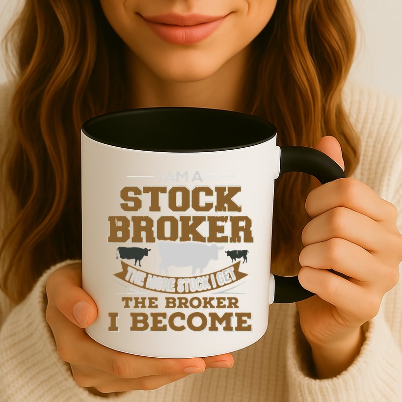 Cattle Rancher Funny Cow Stockbroker Cattleman Farmer Mug