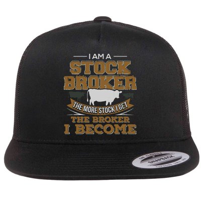 Cattle Rancher Funny Cow Stockbroker Cattleman Farmer Flatbill Hat