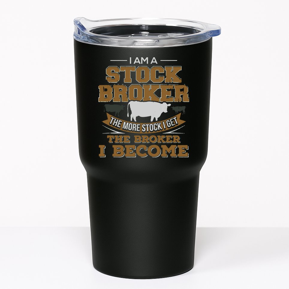 Cattle Rancher Funny Cow Stockbroker Cattleman Farmer Tumbler
