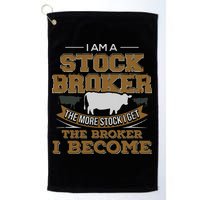 Cattle Rancher Funny Cow Stockbroker Cattleman Farmer Golf Towel