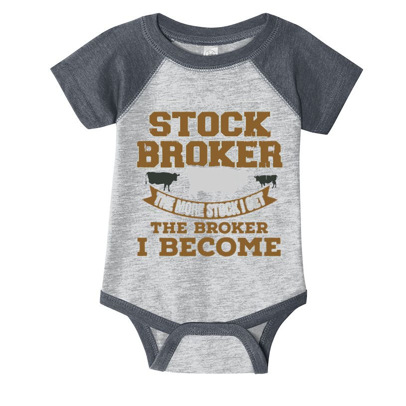 Cattle Rancher Funny Cow Stockbroker Cattleman Farmer Infant Baby Jersey Bodysuit