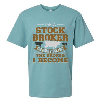 Cattle Rancher Funny Cow Stockbroker Cattleman Farmer Sueded Cloud Jersey T-Shirt