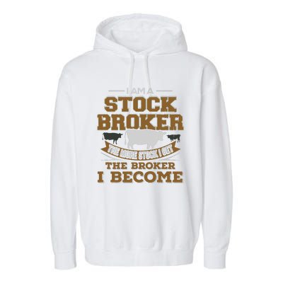 Cattle Rancher Funny Cow Stockbroker Cattleman Farmer Garment-Dyed Fleece Hoodie