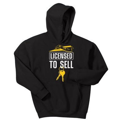 Cool Realtor For Real Estate Agent Broker Kids Hoodie