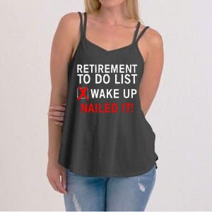 Cool Retirement For Women Retired To Do List Retiree Women's Strappy Tank