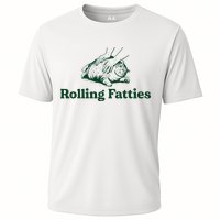 Cat Rolling Fatties Funny Performance Shirt