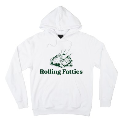 Cat Rolling Fatties Funny Hoodie