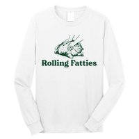 Cat Rolling Fatties Funny Long Sleeve Shirt