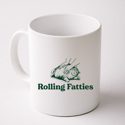 Cat Rolling Fatties Funny Mug