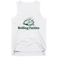 Cat Rolling Fatties Funny Tank Top