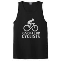 Cyling Respect For Cyclist Working Out Gift PosiCharge Competitor Tank