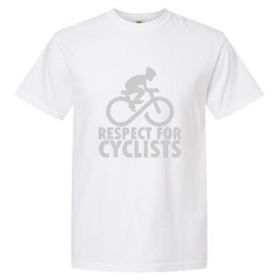 Cyling Respect For Cyclist Working Out Gift Garment-Dyed Heavyweight T-Shirt