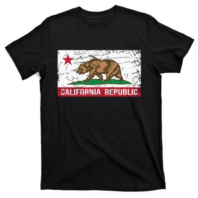 California Republic Flag Ca Distressed Design Classic T-Shirt