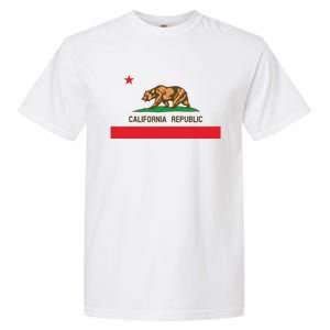 California Republic Flag Patriotic State Travel Usa Garment-Dyed Heavyweight T-Shirt