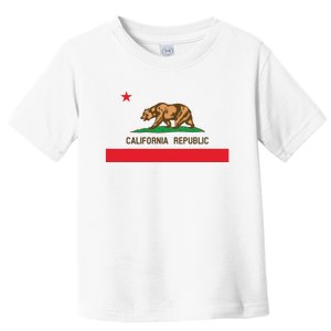 California Republic Flag Patriotic State Travel Usa Toddler T-Shirt