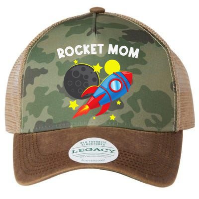 Cool Rocket For Mom Mother Rockets Space Ship Spacecraft Legacy Tie Dye Trucker Hat