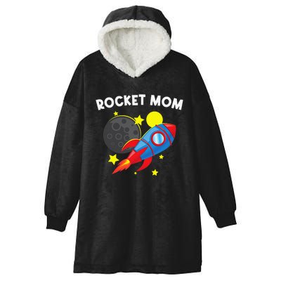 Cool Rocket For Mom Mother Rockets Space Ship Spacecraft Hooded Wearable Blanket