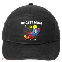 Cool Rocket For Mom Mother Rockets Space Ship Spacecraft 7-Panel Snapback Hat