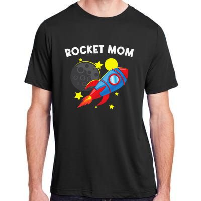 Cool Rocket For Mom Mother Rockets Space Ship Spacecraft Adult ChromaSoft Performance T-Shirt