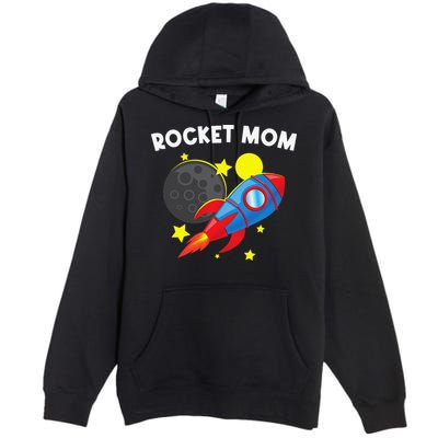 Cool Rocket For Mom Mother Rockets Space Ship Spacecraft Premium Pullover Hoodie