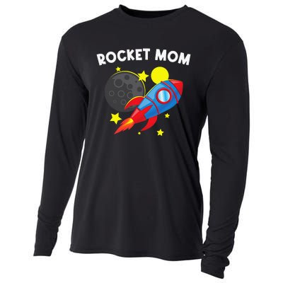 Cool Rocket For Mom Mother Rockets Space Ship Spacecraft Cooling Performance Long Sleeve Crew