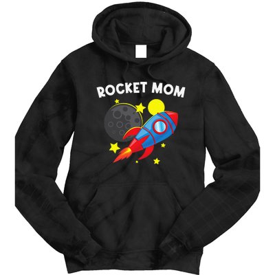 Cool Rocket For Mom Mother Rockets Space Ship Spacecraft Tie Dye Hoodie