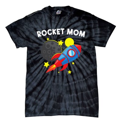 Cool Rocket For Mom Mother Rockets Space Ship Spacecraft Tie-Dye T-Shirt