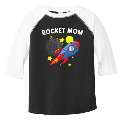 Cool Rocket For Mom Mother Rockets Space Ship Spacecraft Toddler Fine Jersey T-Shirt