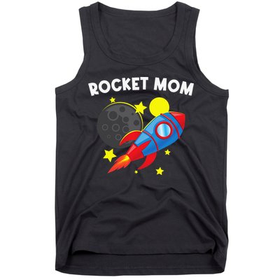 Cool Rocket For Mom Mother Rockets Space Ship Spacecraft Tank Top