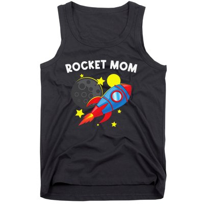 Cool Rocket For Mom Mother Rockets Space Ship Spacecraft Tank Top