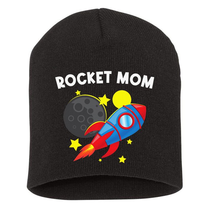 Cool Rocket For Mom Mother Rockets Space Ship Spacecraft Short Acrylic Beanie