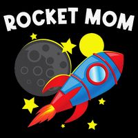 Cool Rocket For Mom Mother Rockets Space Ship Spacecraft Short Acrylic Beanie
