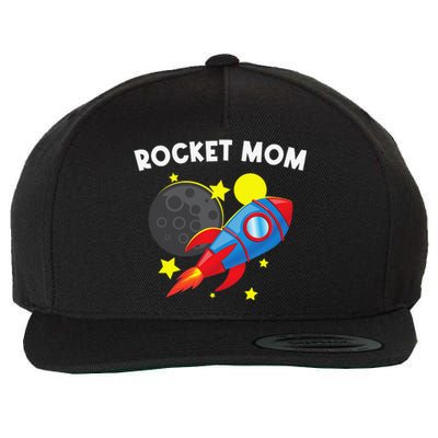 Cool Rocket For Mom Mother Rockets Space Ship Spacecraft Wool Snapback Cap