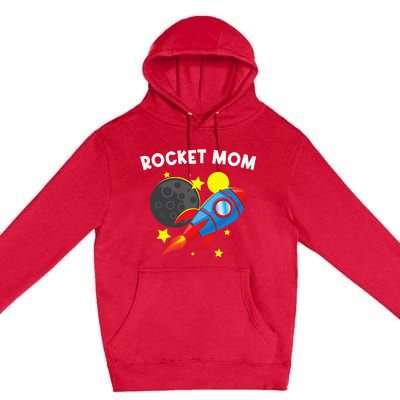 Cool Rocket For Mom Mother Rockets Space Ship Spacecraft Premium Pullover Hoodie