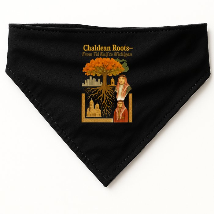 Chaldean Roots From Tel Kaif To Michigan USA-Made Doggie Bandana