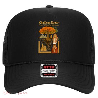 Chaldean Roots From Tel Kaif To Michigan High Crown Mesh Back Trucker Hat