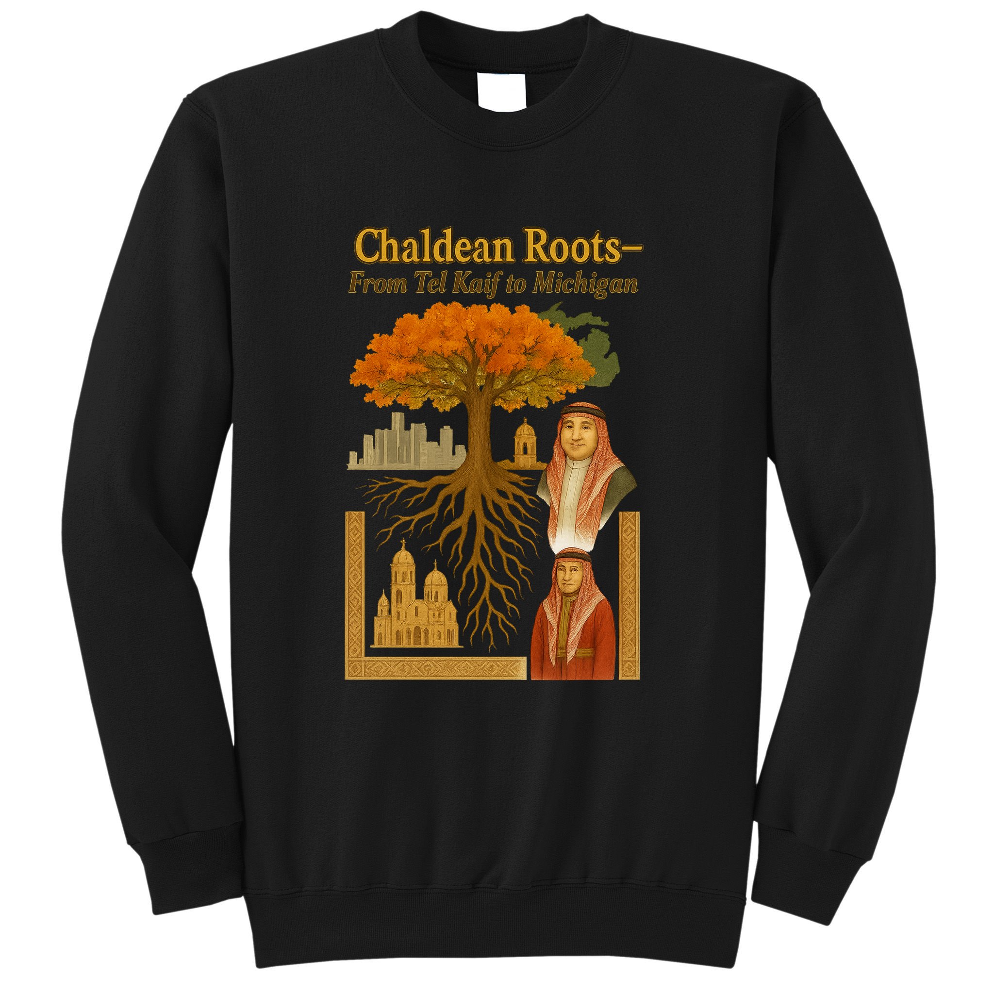 Chaldean Roots From Tel Kaif To Michigan Sweatshirt