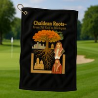Chaldean Roots From Tel Kaif To Michigan Golf Towel