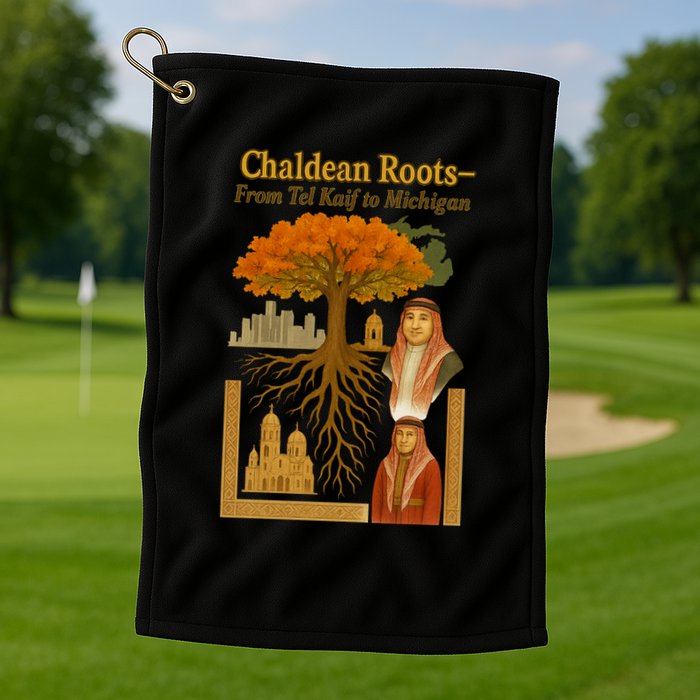 Chaldean Roots From Tel Kaif To Michigan Golf Towel