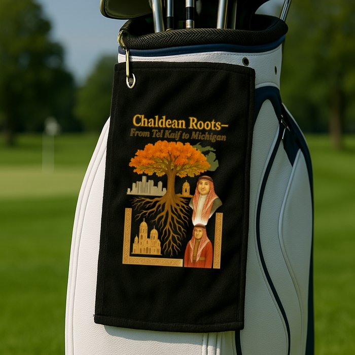 Chaldean Roots From Tel Kaif To Michigan Golf Towel