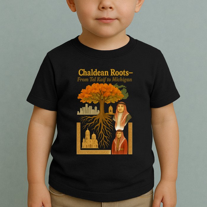 Chaldean Roots From Tel Kaif To Michigan Toddler T-Shirt
