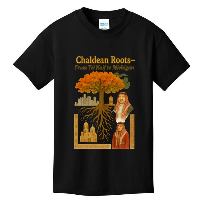Chaldean Roots From Tel Kaif To Michigan Kids T-Shirt