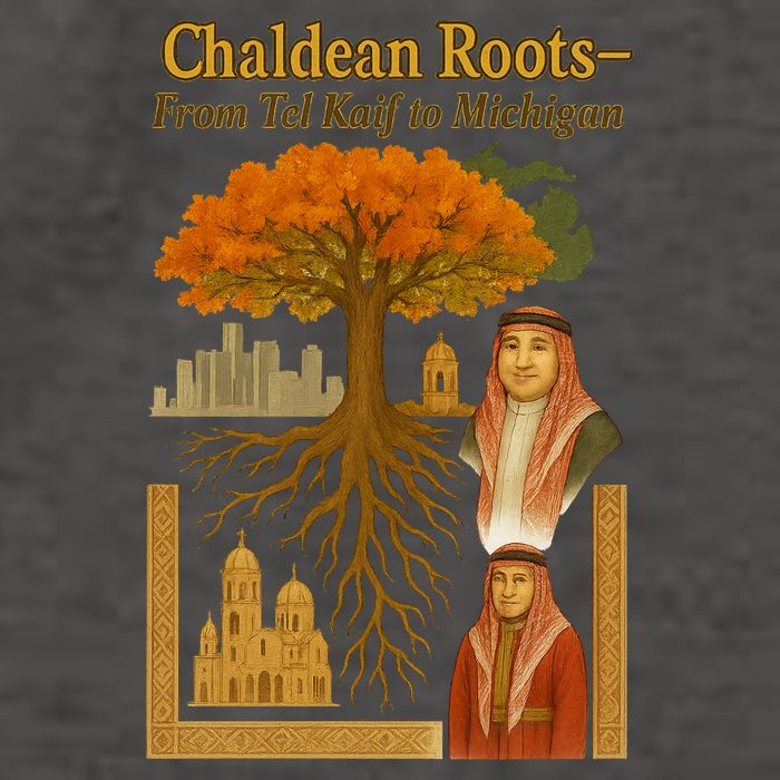Chaldean Roots From Tel Kaif To Michigan Vector Backpack
